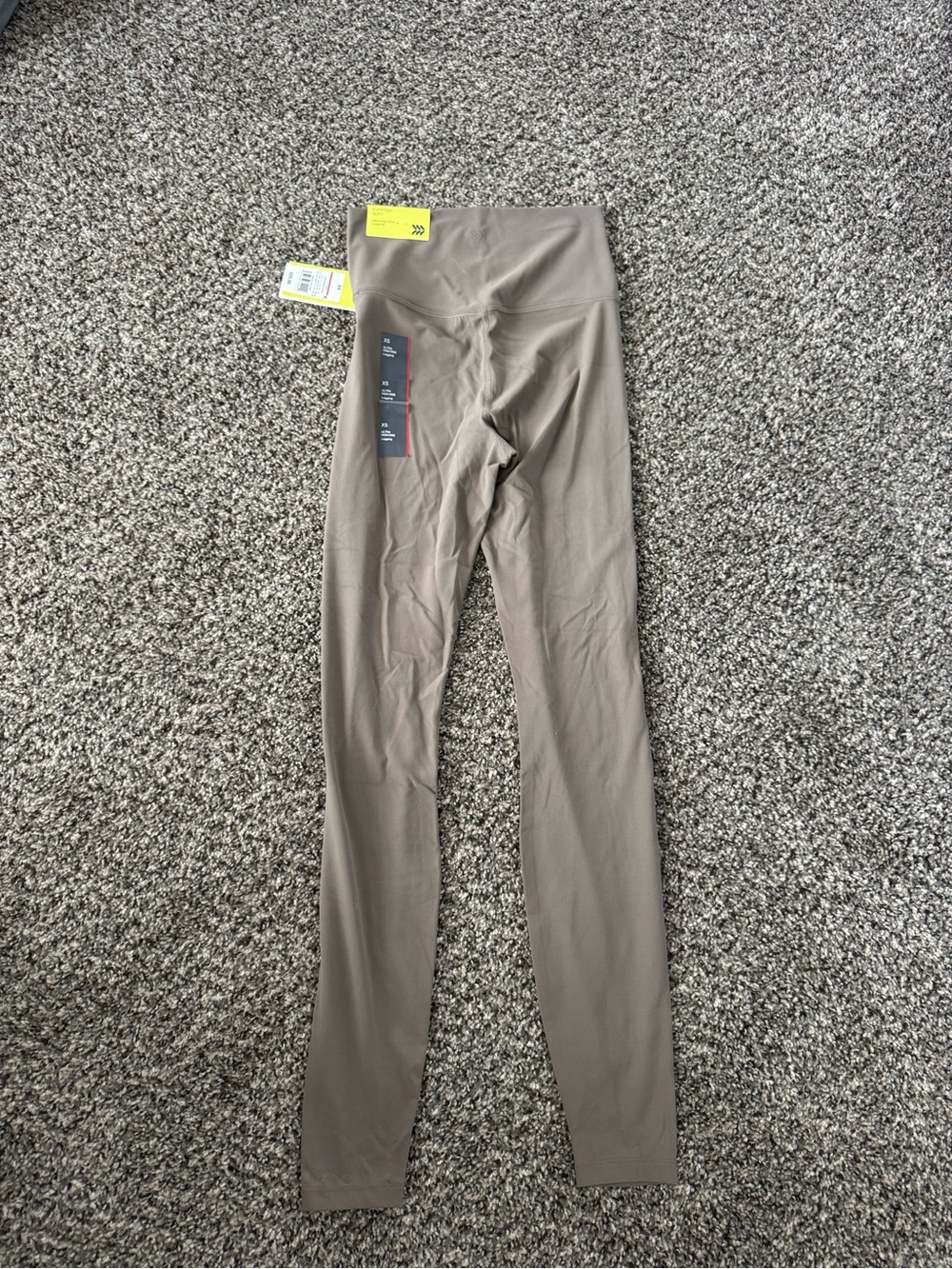 All in Motion High-Waist Leggings in Taupe